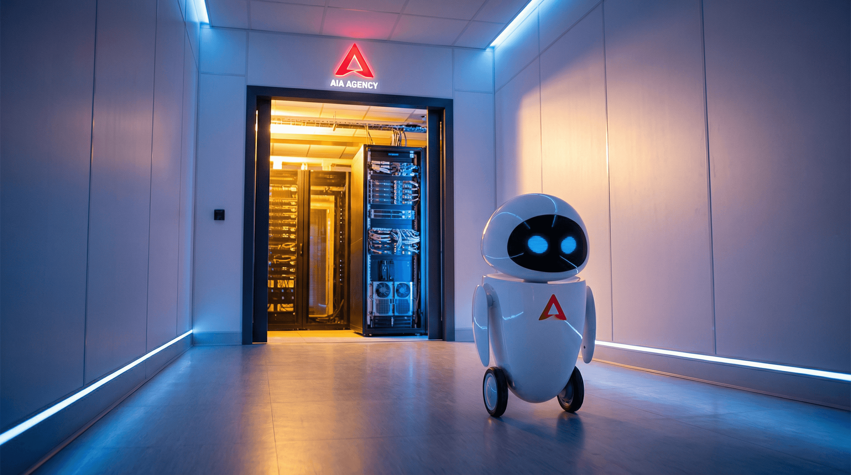 Doctor Agent entering the server room